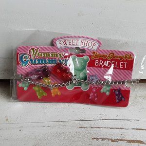 Yummy Gummys Bracelet with Gummy Bears and Jewels